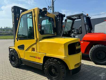 Hyster H 5.5XM Diesel / Full cabin / Only 6089 hours / Forks Positioner | 9