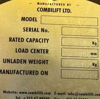 Combilift C2500 EST/ELECTRIC /Only 1449 hours/ battery reconditioned,efficiency of 81%. | 9