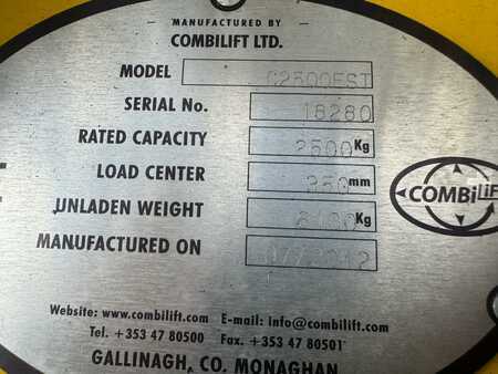 Combilift C2500 EST/ELECTRIC /Only 1451 hours/ battery reconditioned,efficiency of 81%. | 15