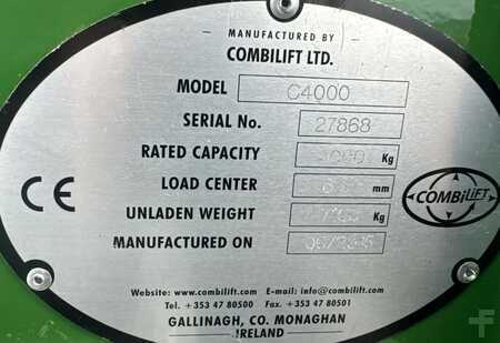 Combilift C4000 // 2015 year // Triplex 8400 mm  // Only  7299 hours | 13